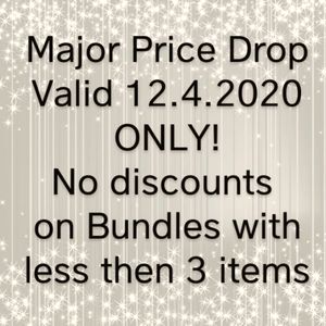 PRICE DROP! VALID 12.4.2020 ONLY!